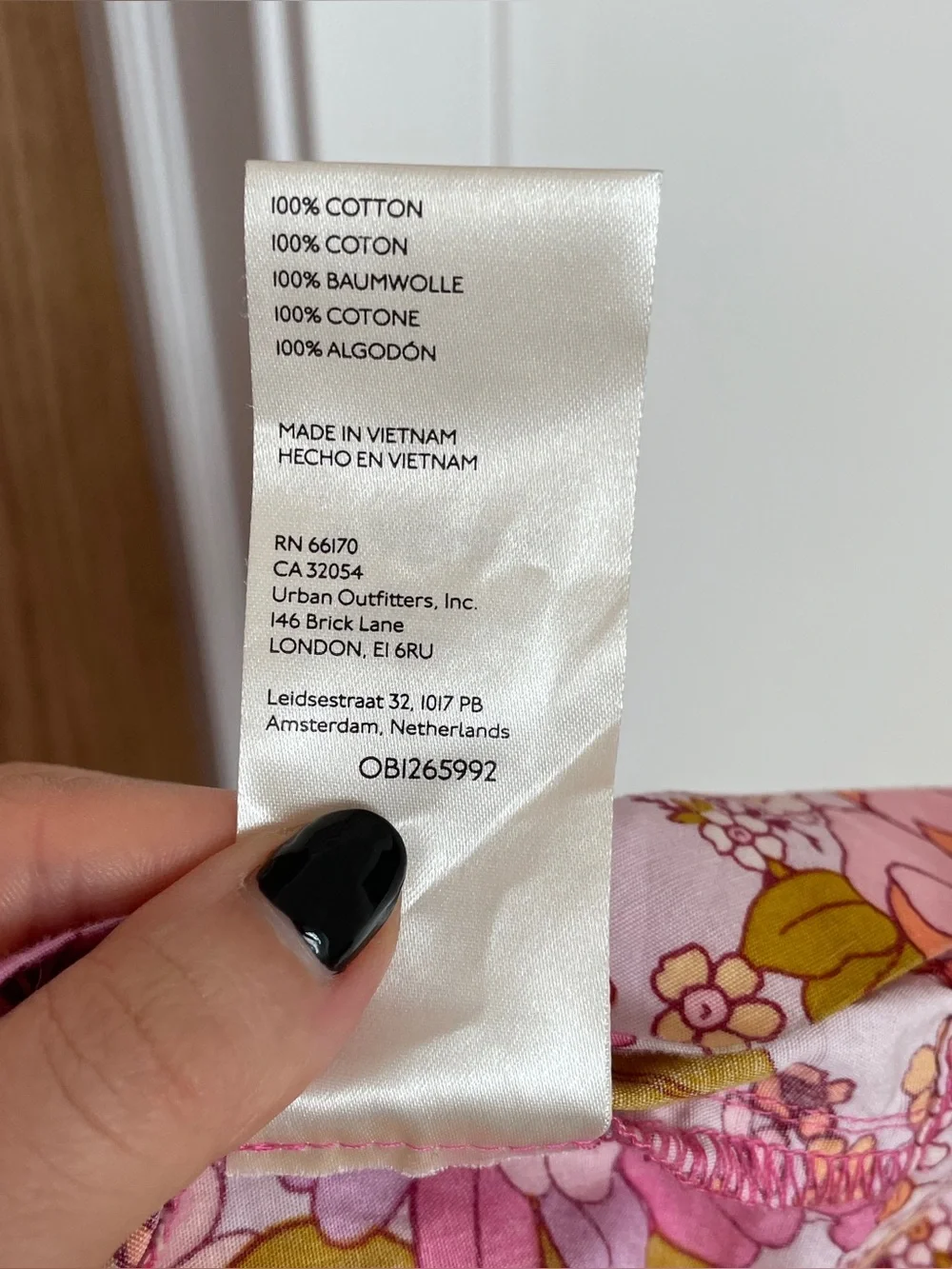 Free People Park Slope Maxi Dress psychedelic pink orange floral M cotton